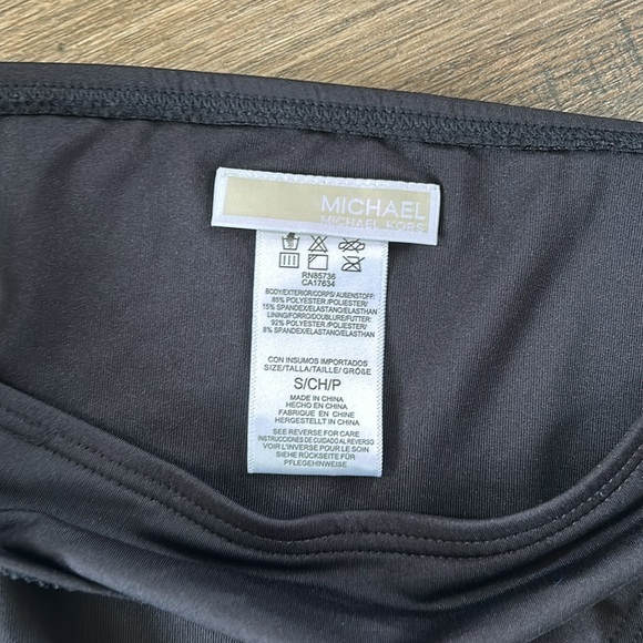 Michael Kors| NWOT Black Basic Bikini Bottom sz Small - Picture 2 of 3